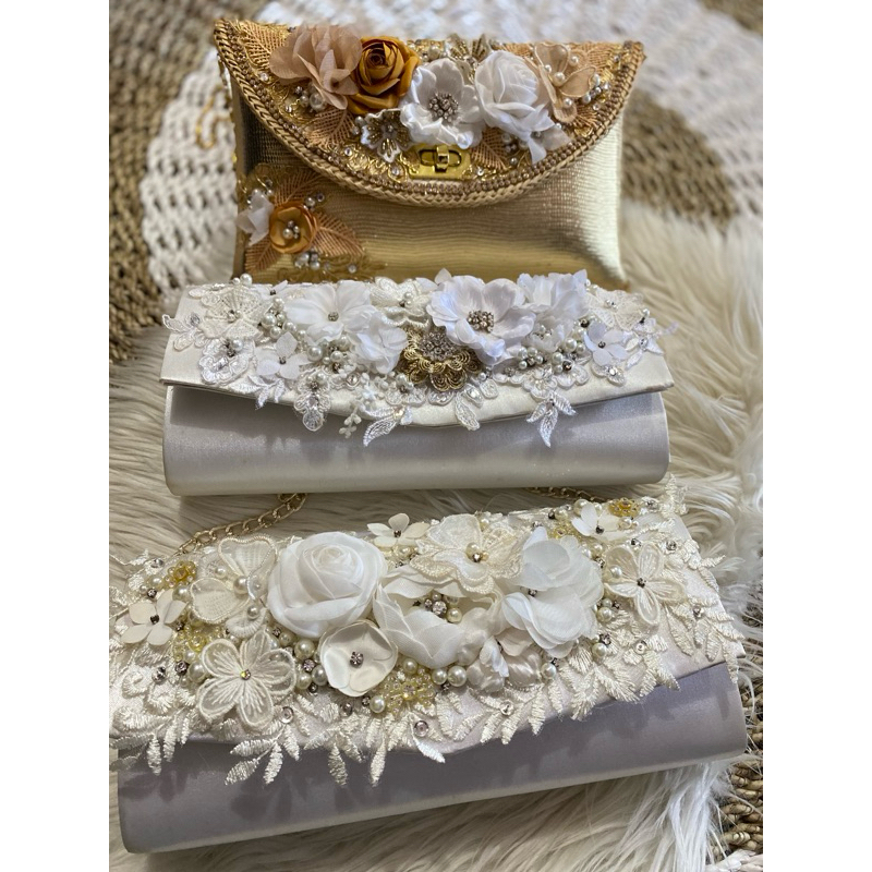 TAS PESTA|CLUCTH|TAS PENGANTIN|ACCESORIES PENGANTIN|BAG HANDMADE| SLING BAG