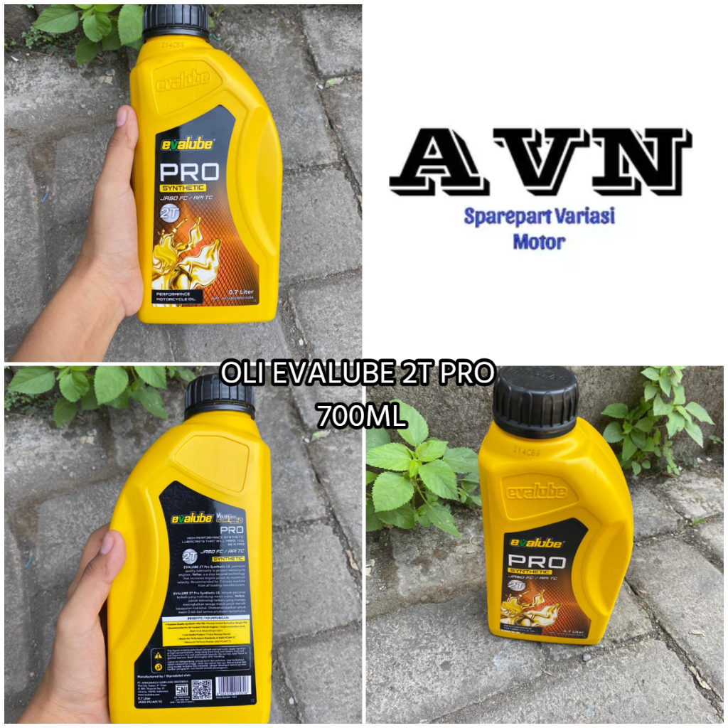 OLI SAMPING EVALUBE PRO 2T 700ML 0.7LITER RX KING NINJA R || OLI EVALUBE 2T PRO 0.7LITER OLI NINJA R