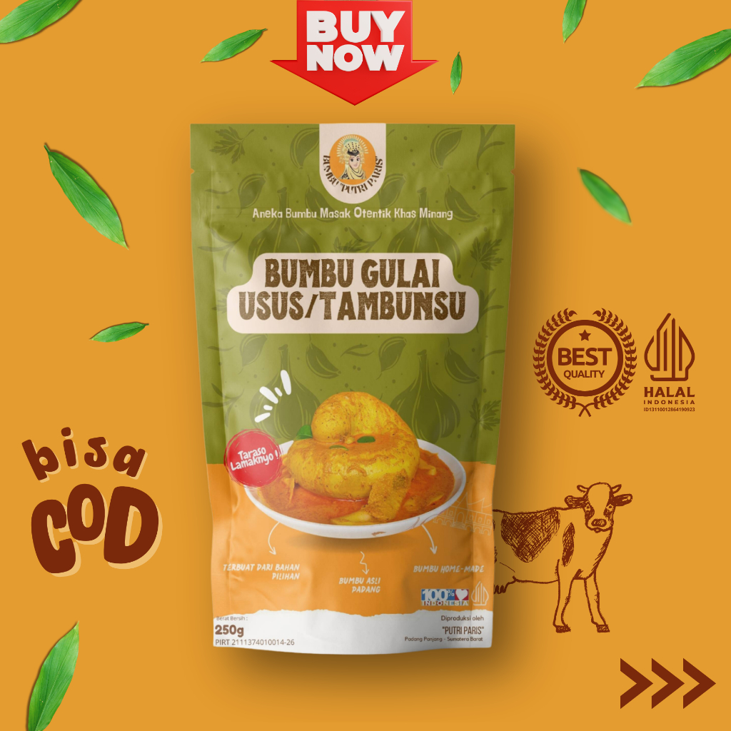

Bumbu Gulai Usus/Tambunsu "Putri Paris