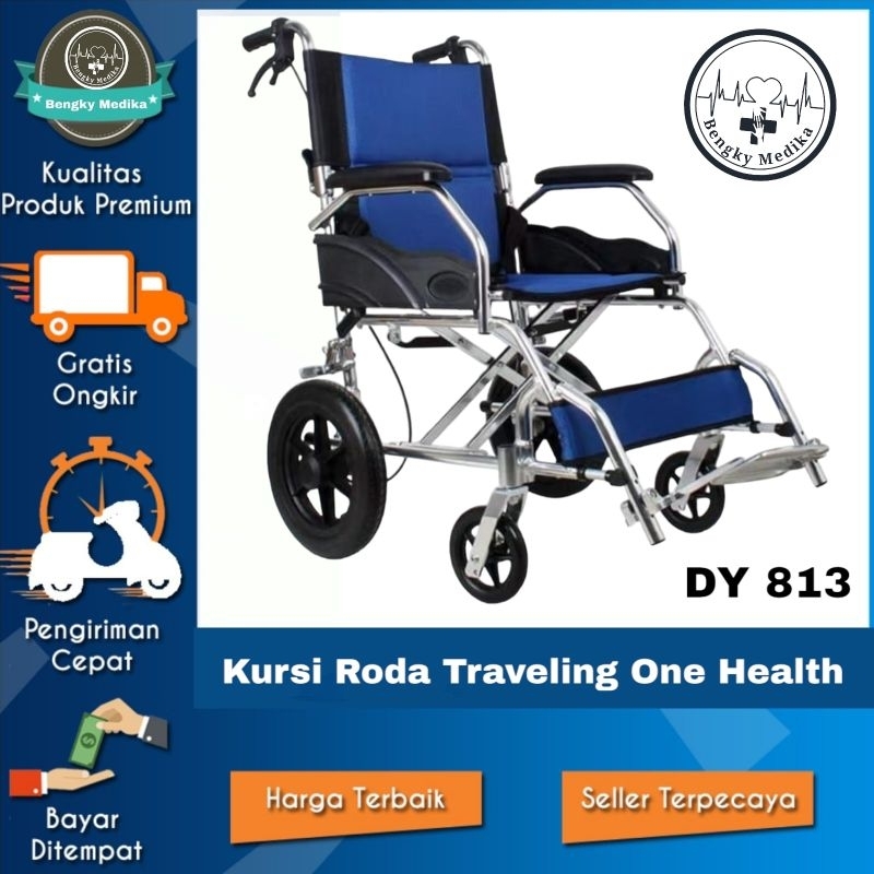 Kursi Roda Traveling One Health DY813  Kursi Roda Traveling  Kursi Roda Umroh