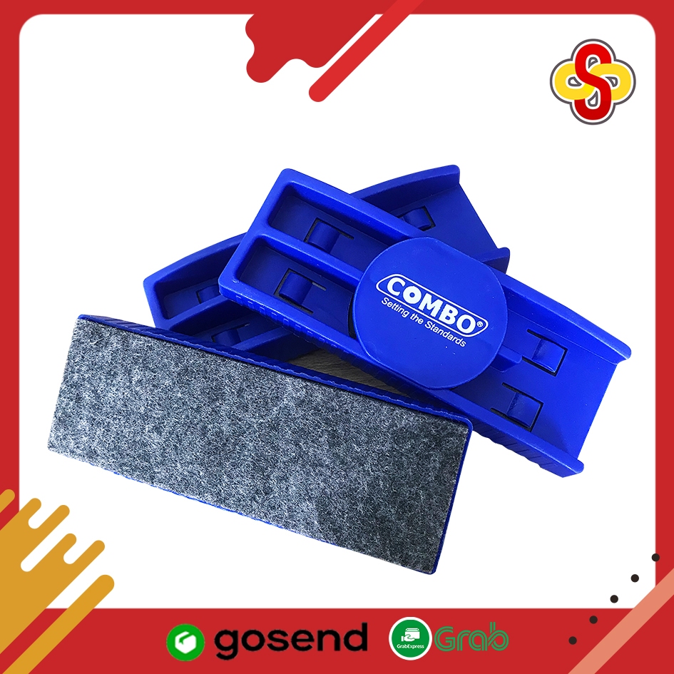 

Whiteboard Eraser / Penghapus Papan Tulis Putih Magnet Combo SWD-71
