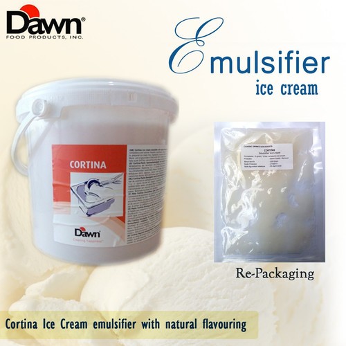 

Cortina Emulsifier Ice Cream Emulsifier Pengemulsi es krim Pengembang Es Krim kemasan 100 gr