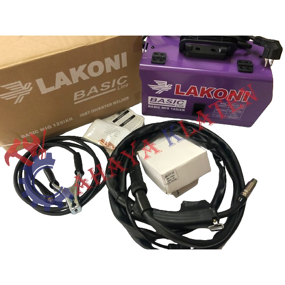 INVERTER LAKONI MIG 125IX GASLESS MESIN LAS MIG TANPA GAS CO MESIN LAS MIG LAKONI 125IX 120A