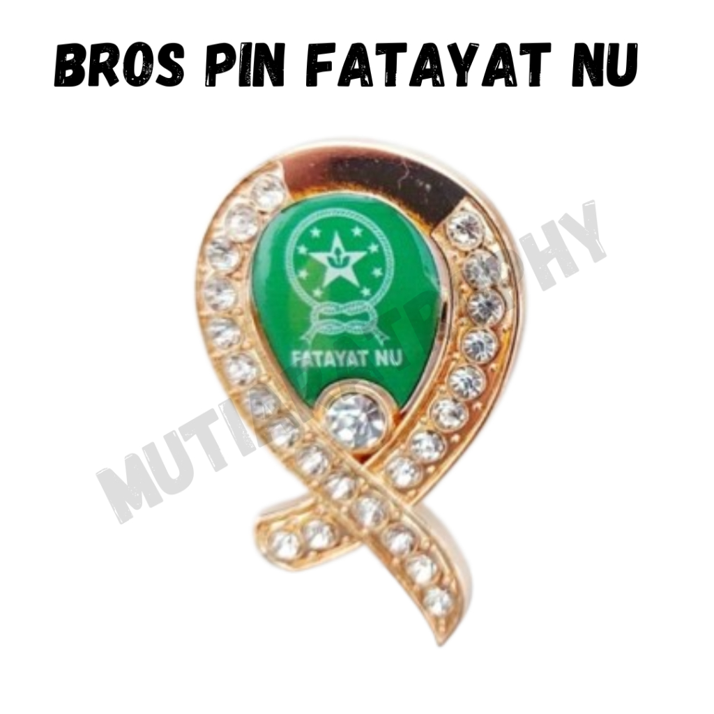 Bros Pita Fatayat NU Pin emas kuningan Fatayat NU logo bisa custom
