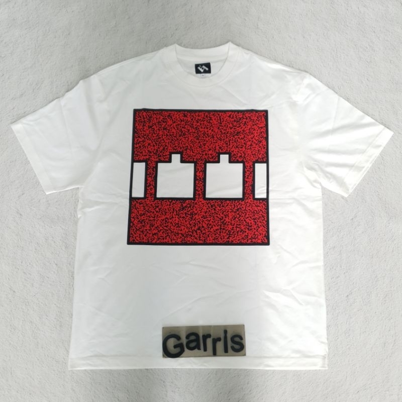 THE TRILOGY TAPES TTT BLOCK NOICE 45 T-SHIRT - WHITE