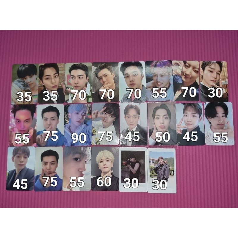 PC Postcard EXO EXIST Chanyeol Baekhyun Sehun Kai Xiumin Chen Suho Digipack Smini ladder teolaegi PO