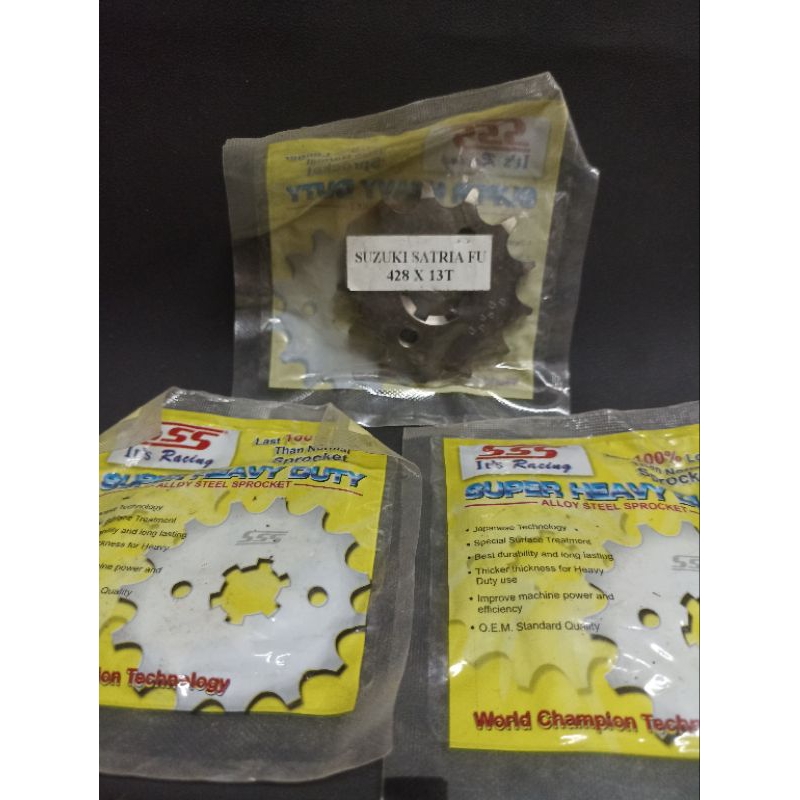 Gir/Gear Depan 428 Sss Satria Fu, Satria Fu New, Satria Fu ,13,,15,T
