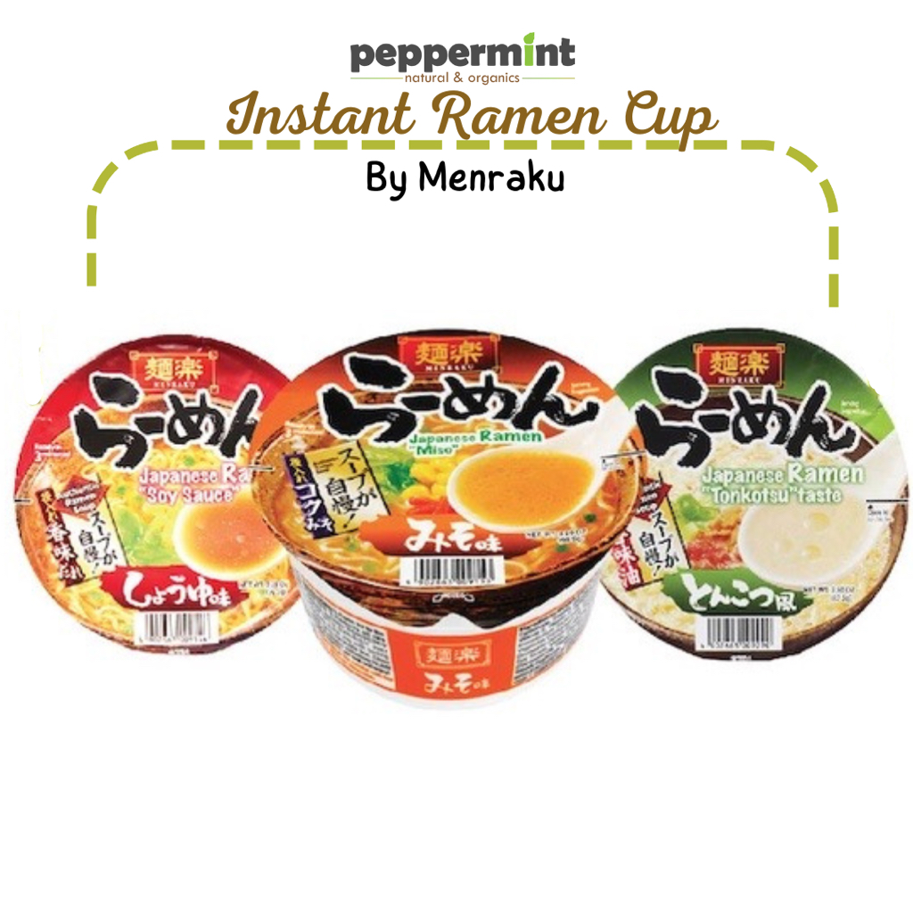 

Menraku Instant Ramen Cup (90,9 gr) / Authentic Instant Ramen