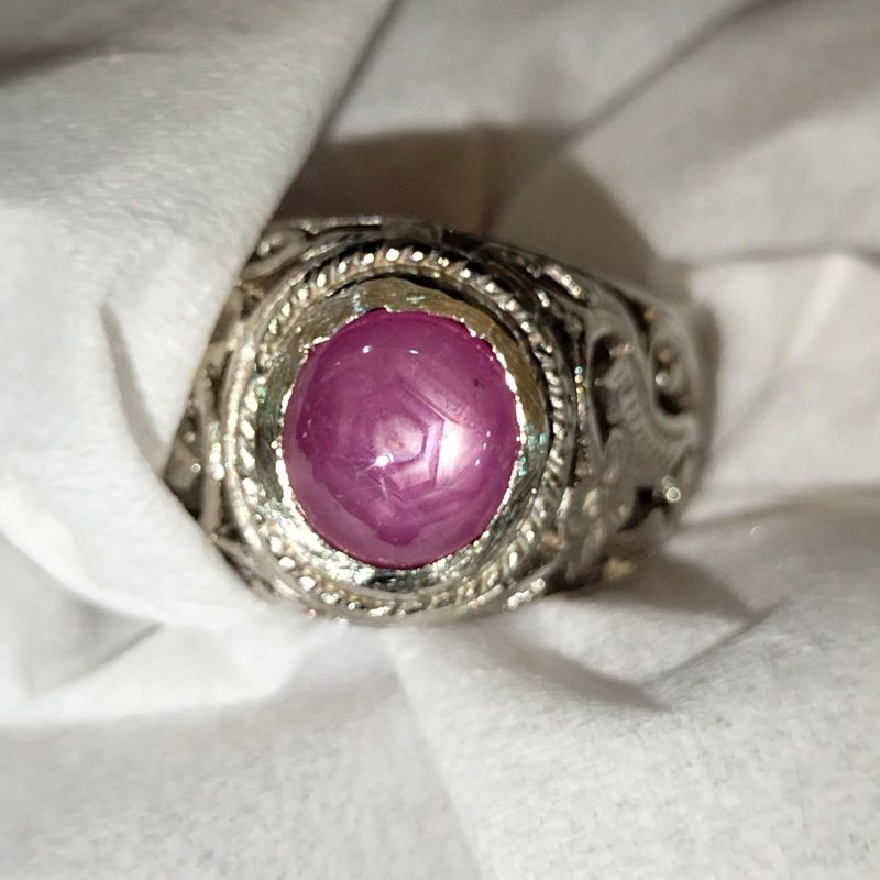 cincin delima Ruby Burma star