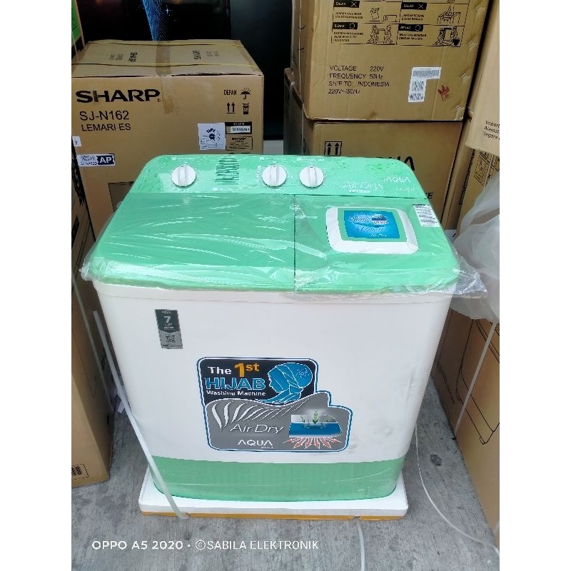 mesin cuci aqua japan hijab series QW-861XT 8kg