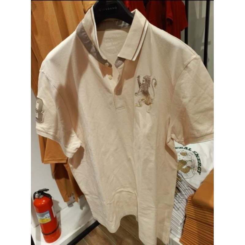 GIORDANO NEW POLO LION 3D MEN'S ORIGINAL  | GIORDANO POLO LION 3D PRIA ORIGINAL