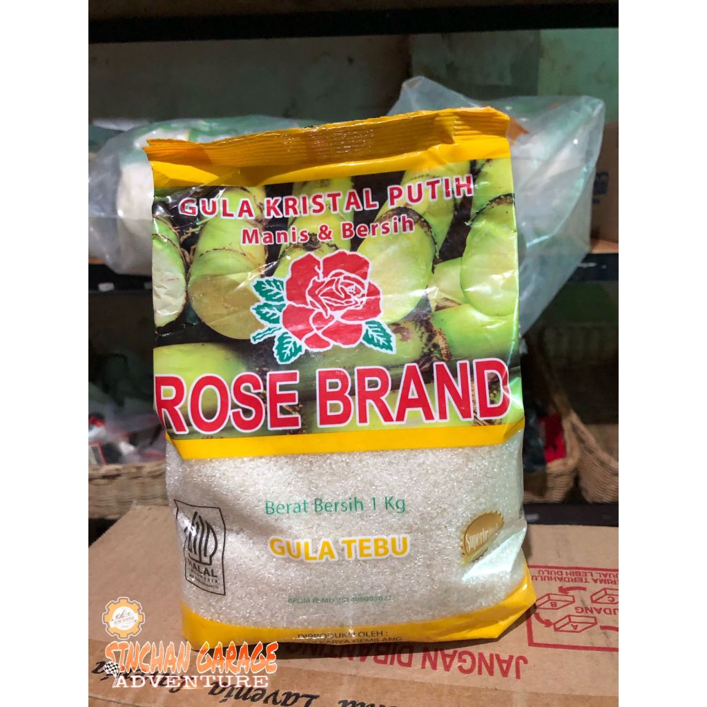 

gula rose brand kuning 1kg dan gulaku 1kg