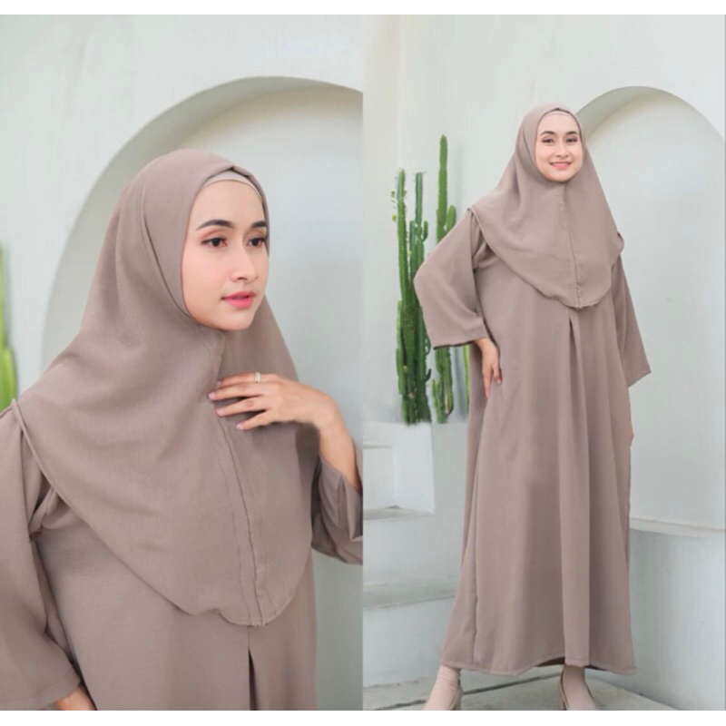 NADYA GAMIS ABAYA CRINCLE - PREMIUM AIRFLOW CRINCLE