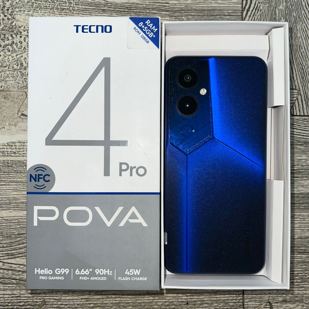 Tecno Pova 4 Pro 8/256 8/128 Second Fullset Bekas Resmi