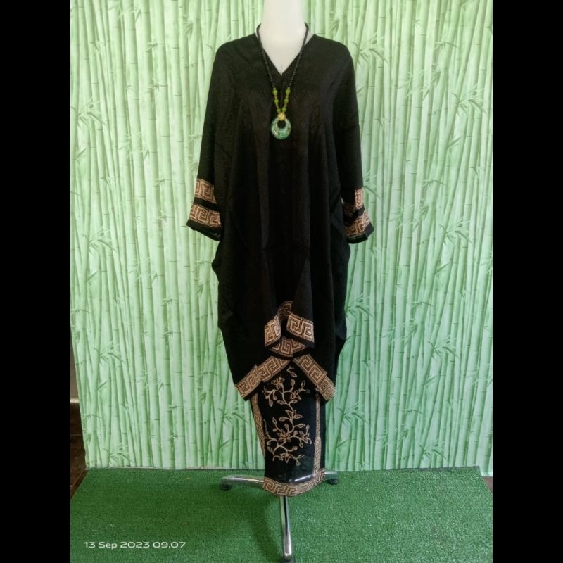 BLOUSE TUNIK KAFTAN ARUNA BAJU JUPRI KOSONGAN SETELAN ROK LILIT KHAS CIREBON BATIK FARIZA TERBARU