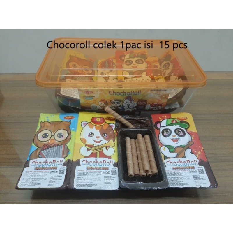 

EHUNT - CHOCOROLL JOGER 20gr x 15 PCS SNACK CEMILAN CHOCOLATE COKLAT