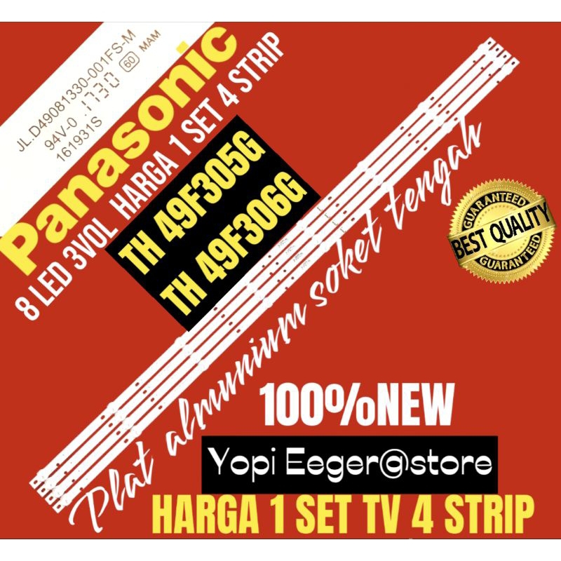 BACKLIGHT TV LCD PANASONIC 39 INCH TH-49F305G- TH-49F306G BACKLIGHT TV 49 INCH