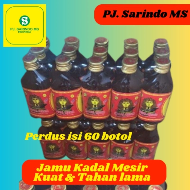 jamu kadal mesir perdua isi 60 botol