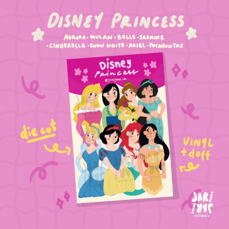 

DISNEY PRINCESS / CAT / HARRY POTTER SERIES STICKERS