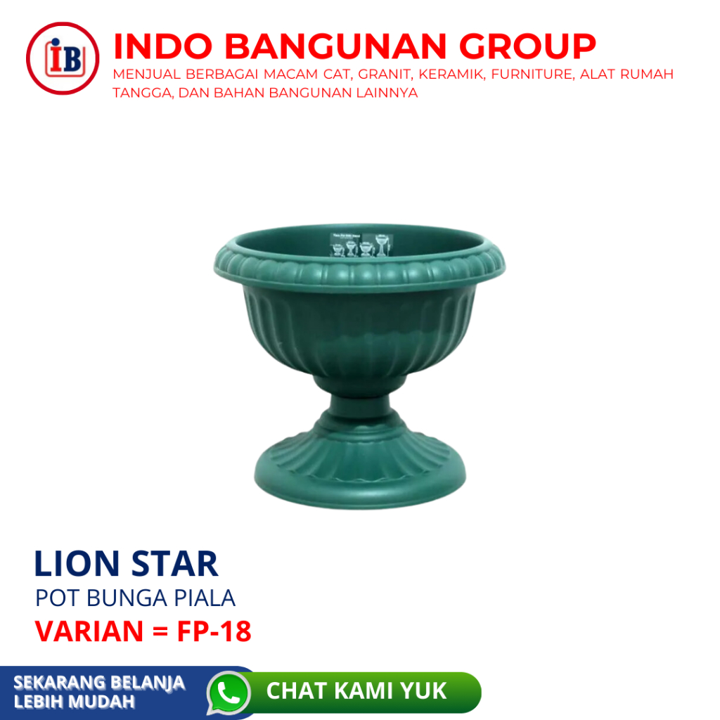 LION STAR POT BUNGA PIALA