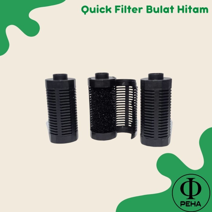 Quick Filter Bulat / Filter Aquarium Aquascape