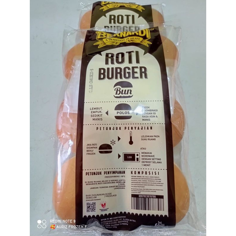 

Bernardi Roti Burger Polos