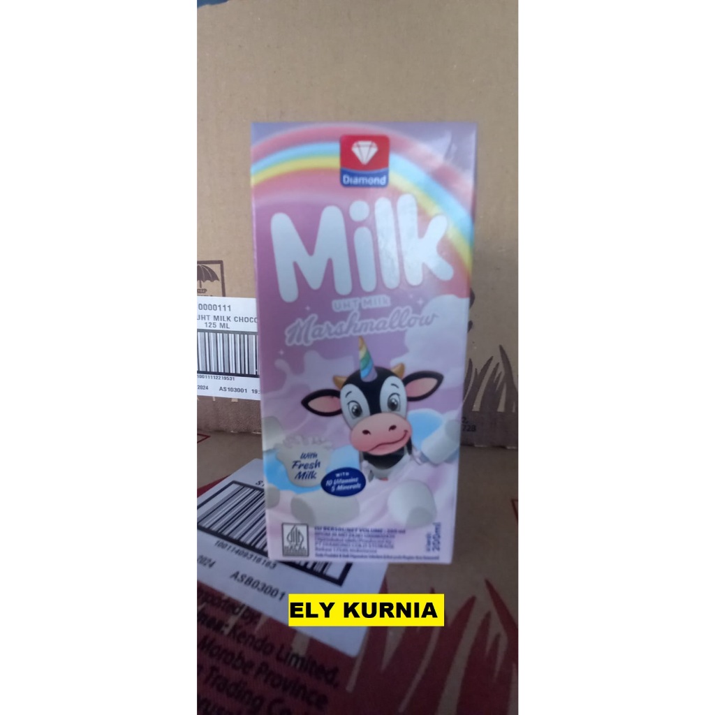 

IO Susu Diamond UHT 200 ML 1 Karton Isi 24 All Varian Diamond 200ml