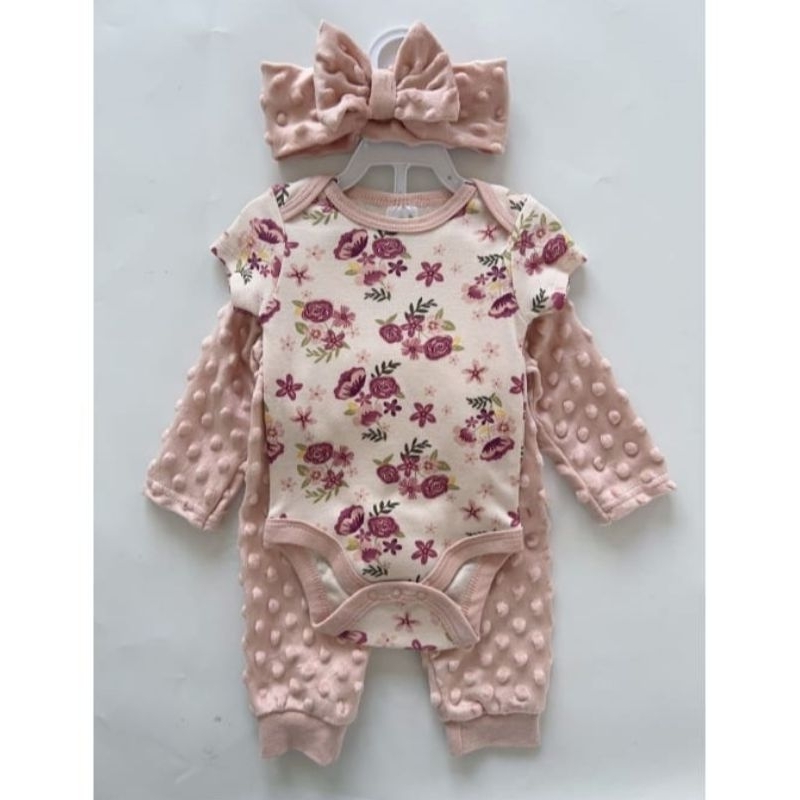 Set Jaket Bandana Bunga Ungu Brand PAYIFANG