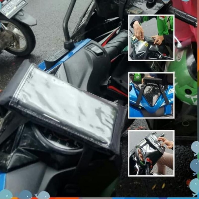 tas holder waterproof anti air/waterproof hp/pelindung hp anti air