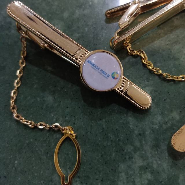 Jepit Dasi Penjepit Dasi Jepitan Dasi Logo ANGKASA PURA II kuningan Kwalitas Bagus