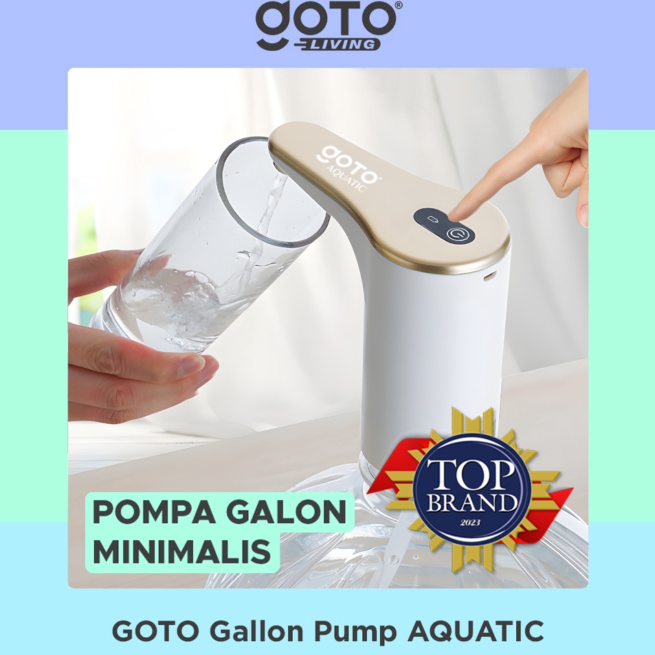 fc Goto Aquatic Pompa Galon Elektrik Dispenser Air Minum Pump Charge USB