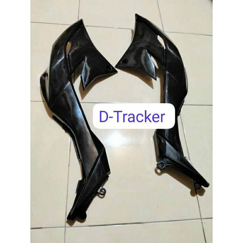 cover body depan dtracker new, sayap tangki dtracker new hitam