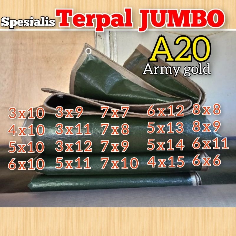 terpal tenda lembaran A20 3x10 4x10 5x10 terpal truck terpal waterproof