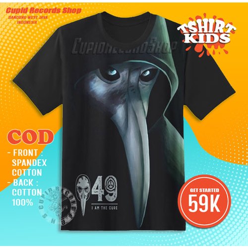 Baju SCP Anak Laki Laki Kaos Game Scp Foundation 049 3D-V1