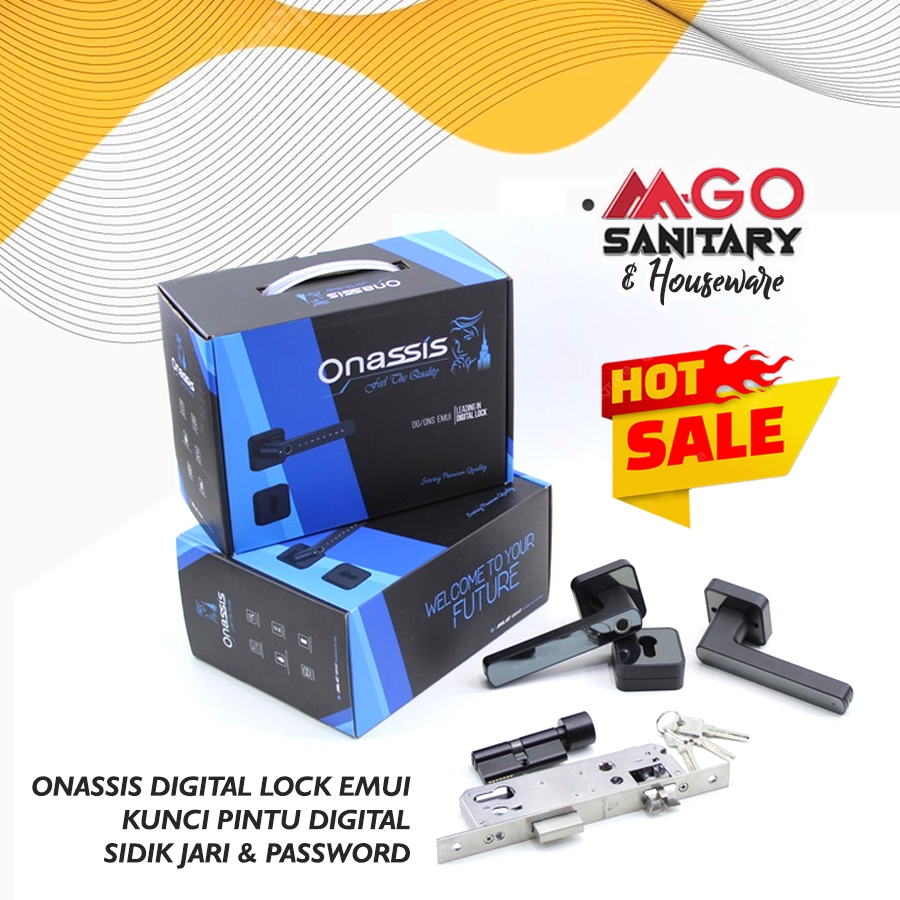 ONASSIS DIGITAL LOCK EMUI/ONASSIS KUNCI PINTU KAMAR DIGITAL