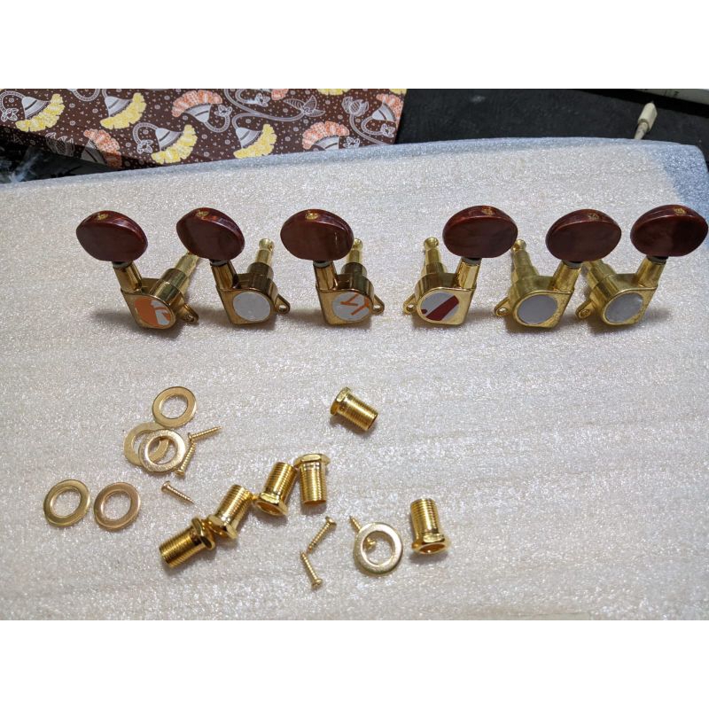 dreyer grover gold kepala merah//tuning gitar akustik elektrik//puteran gitar//dreyer gitar