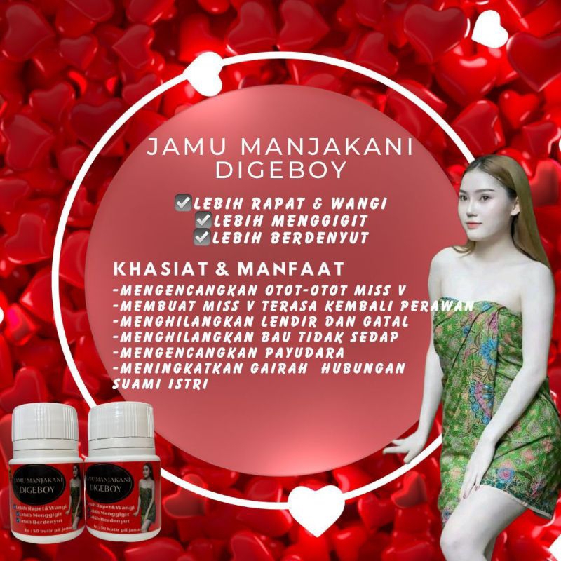 

JAMU MANJAKANI DIGEBOY Ready Stock Khusus Wanita Jamu Rapet