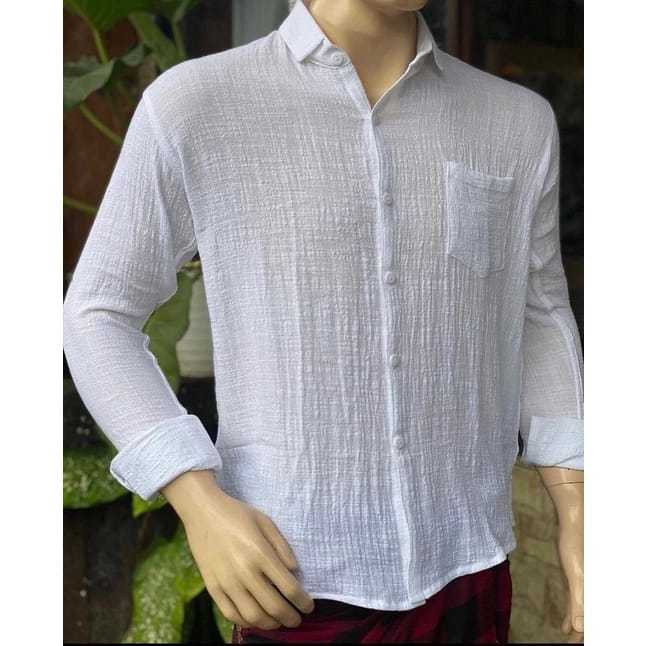 BAJU KEMEJA SERAT JAGUNG || KEMEJA LAKI-LAKI