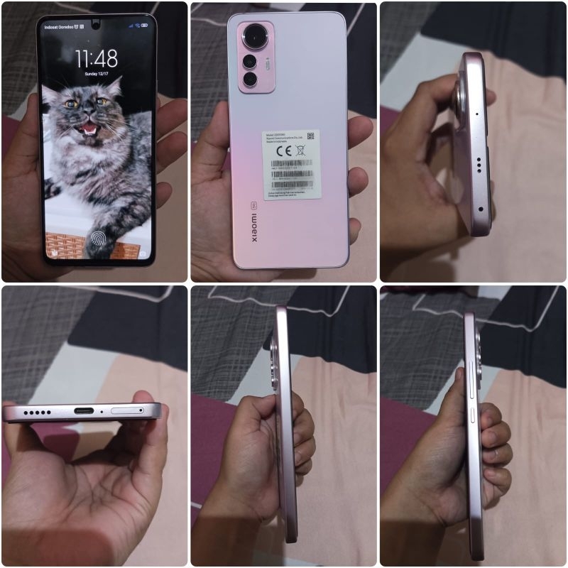XIAOMI 12 LITE PINK 5G 8/256GB SECOND FULLSET