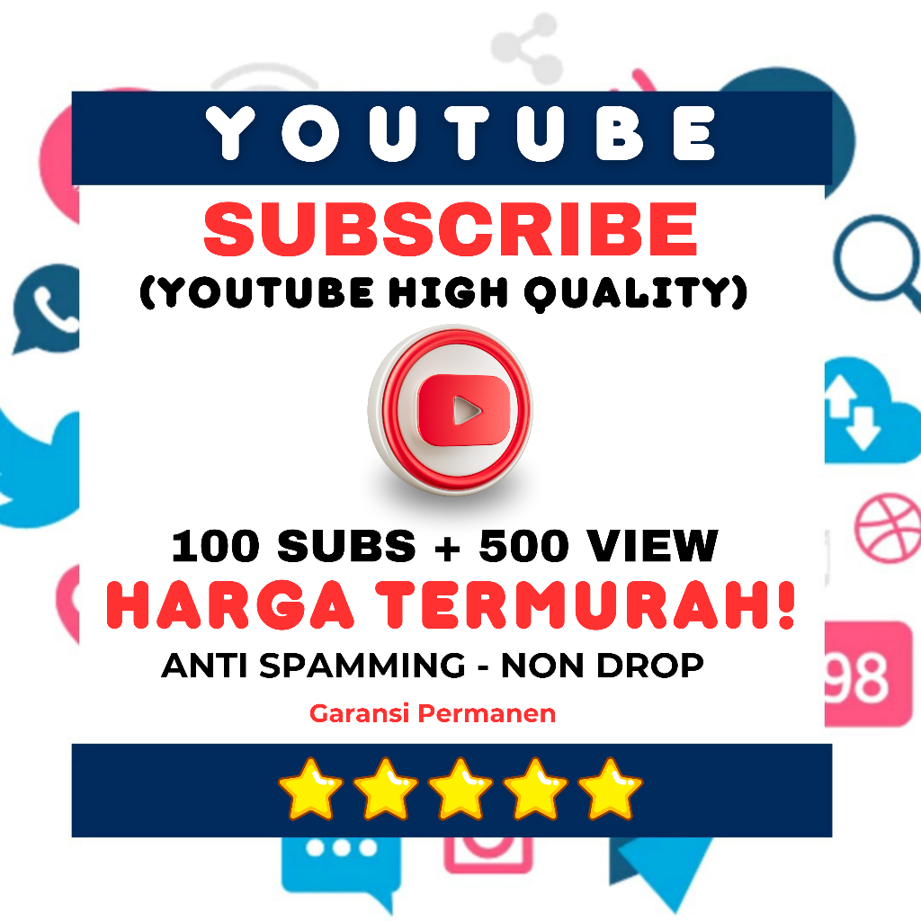100 Subscribe Bonus View Youtube Permanen