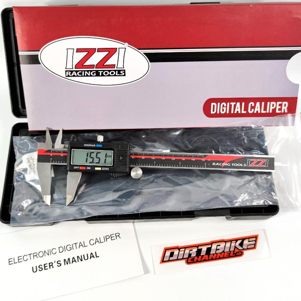iZZi Jangka Sorong LCD Digital Caliper 150 mm P1006 BRT