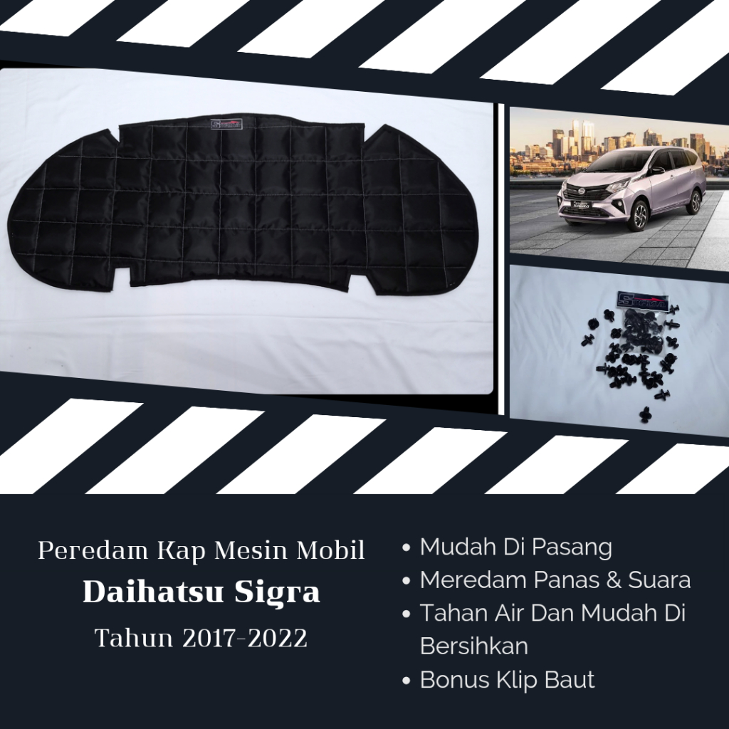 Daihatsu Sigra Peredam Kap Mesin Mobil