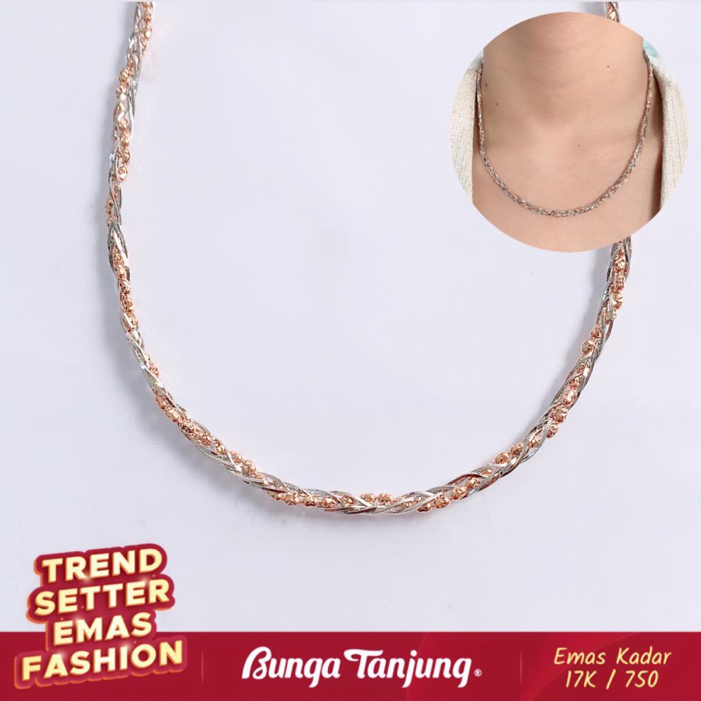 KALUNG CHOKER MERICA - EMAS 17K - BUNGA TANJUNG GOLD