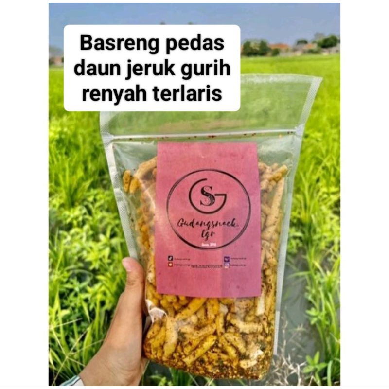 

BASRENG PEDAS DAUN JERUK 50gr gurih pedas terlaris COD