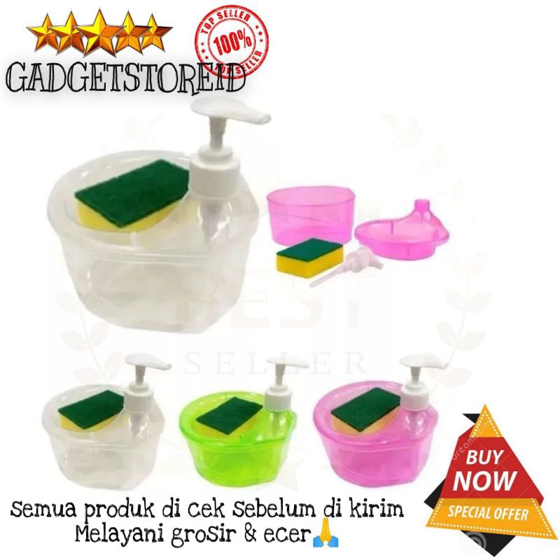GG - Tempat Sabun Cair Cuci Piringan 1000ML / Soap Pump Dispenser / Mangkok Sabun Cair Cuci Piring M