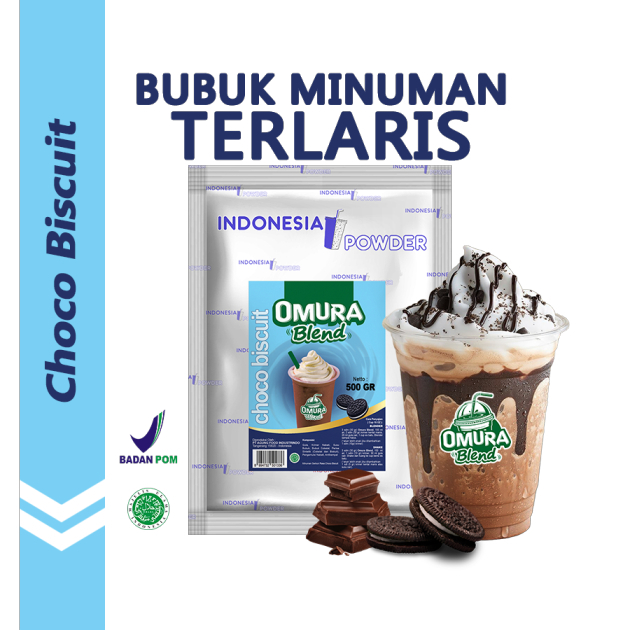 

Choco Biskuit 500gr / Indonesia Powder / Bubuk Minuman Omura Blend