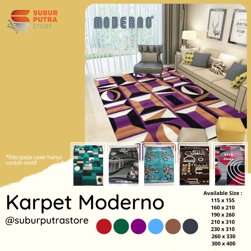 Karpet Moderno (VARIAN 6) 210x310cm