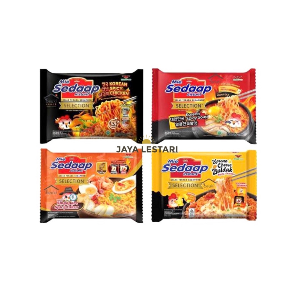 

Mie Sedaap Selection (4 Varian Rasa)