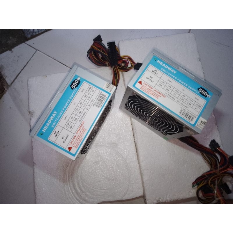 PSU 500W power supply komputer PC 500watt