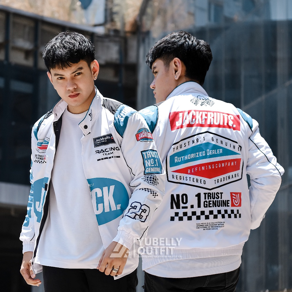 Jaket Nascar Racing Pria Vintage Jackfruit Original Salvio Hexia | Jaket Motor Balap Keren | Jaket B